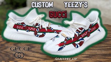 custom gucci yeezy|gucci inspired sneakers.